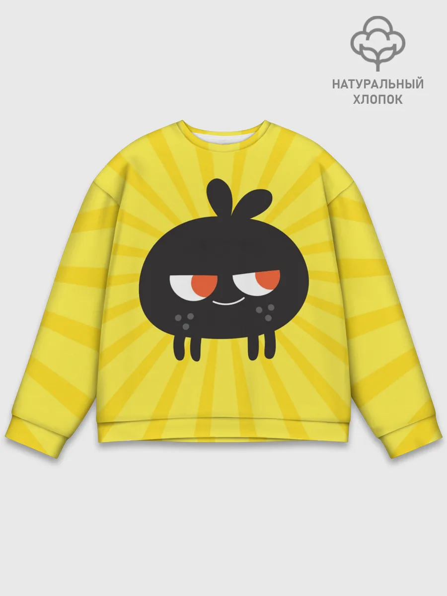 Мужской свитшот базовый / Toca Boca Yellow