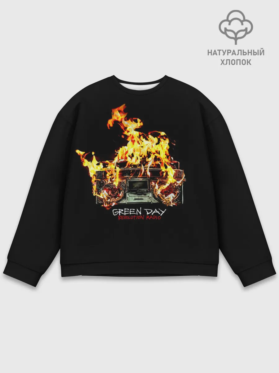 Мужской свитшот базовый / Revolution Radio Green Day