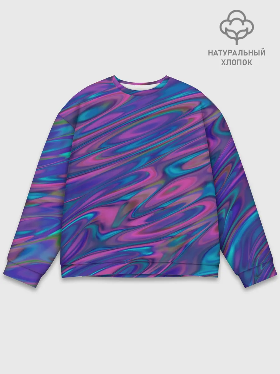 Мужской свитшот базовый / Glitch EFFECT