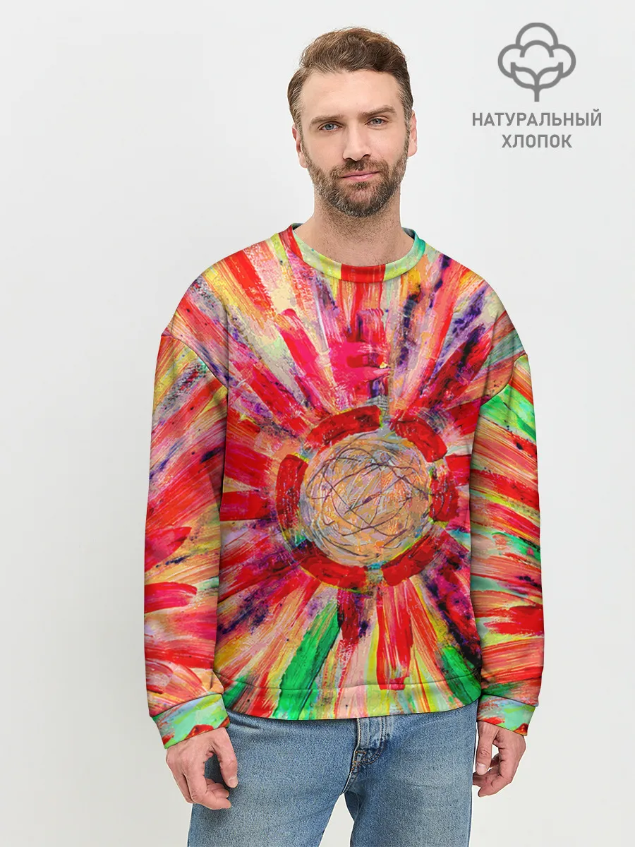 Мужской свитшот базовый / Освобождение от 3D