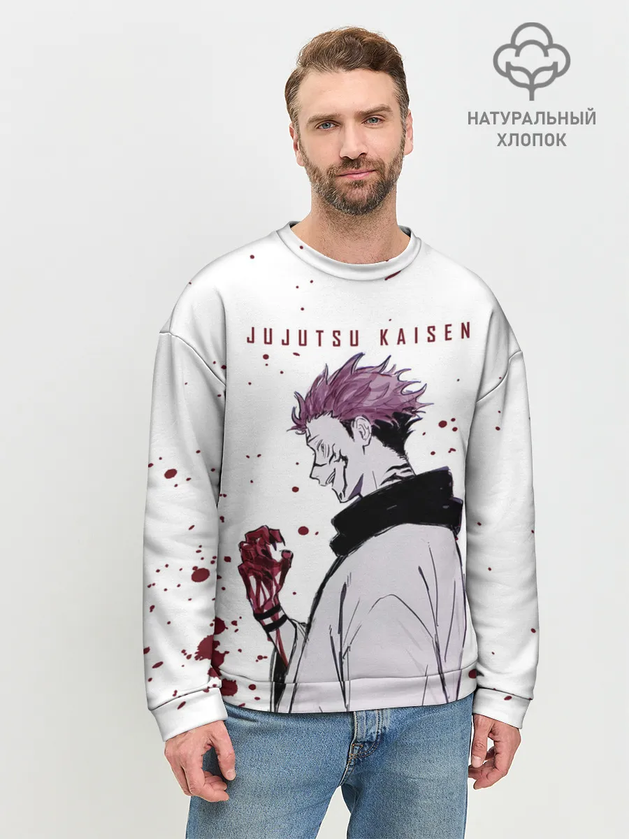 Мужской свитшот базовый / Ryomen Sukuna Jujutsu Kaisen