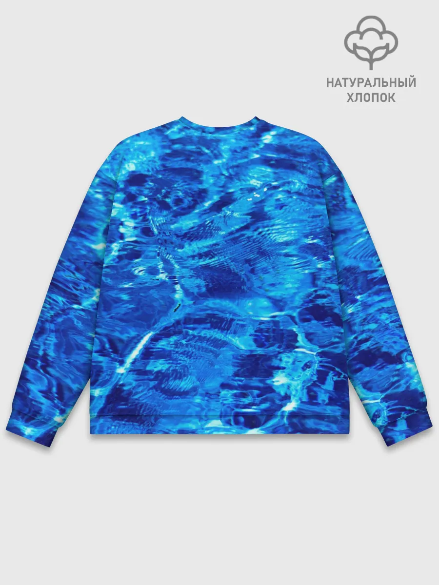Мужской свитшот базовый / Голубая Вода
