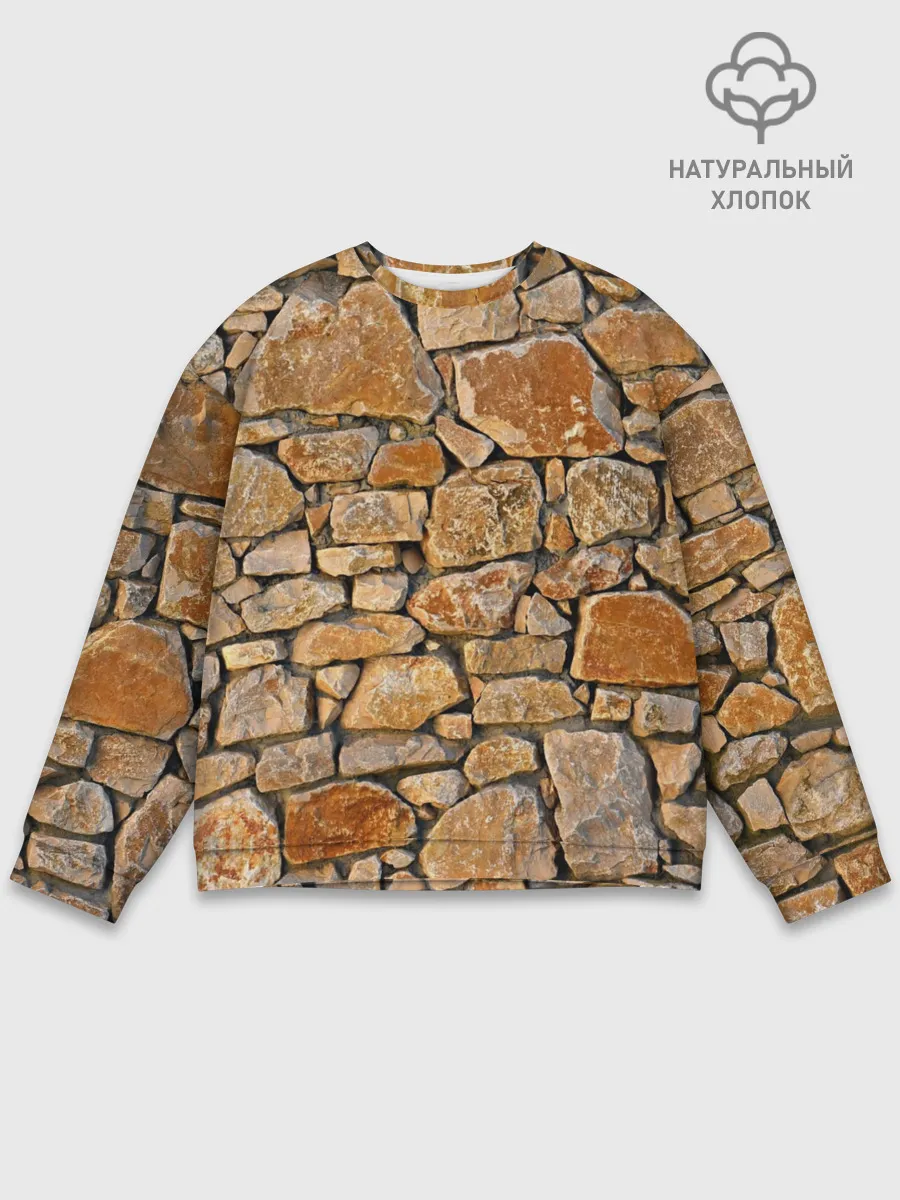 Мужской свитшот базовый / Каменная стена