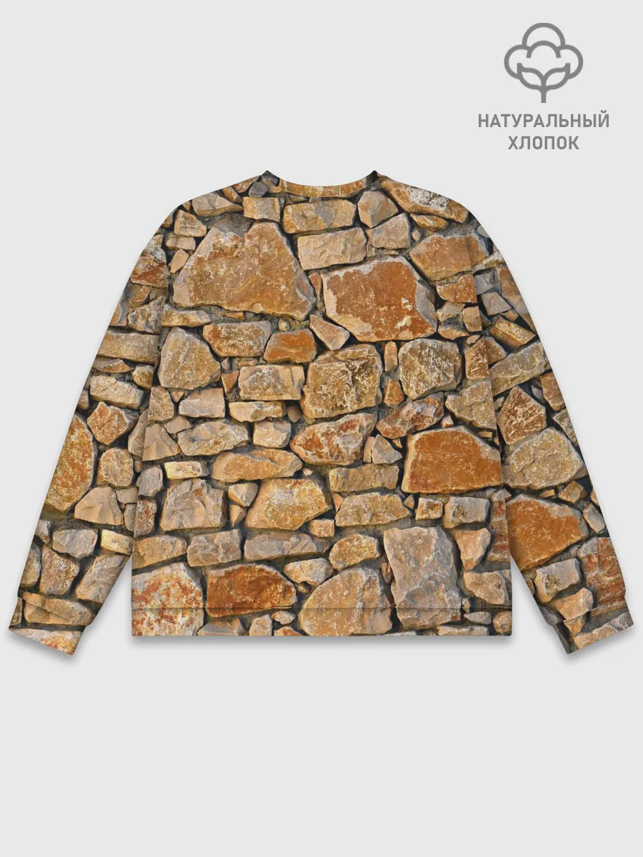 Мужской свитшот базовый / Каменная стена