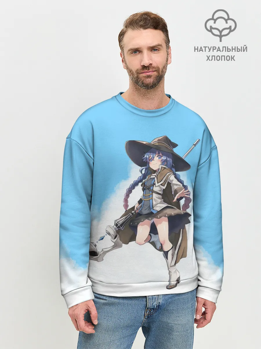 Мужской свитшот базовый / Рокси Ведьма