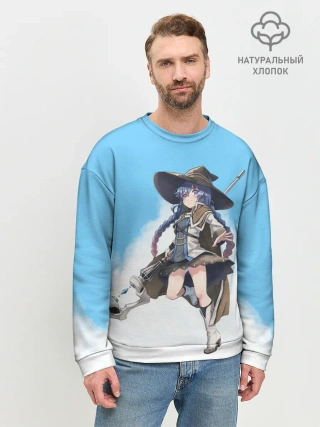 Мужской свитшот базовый / Рокси Ведьма