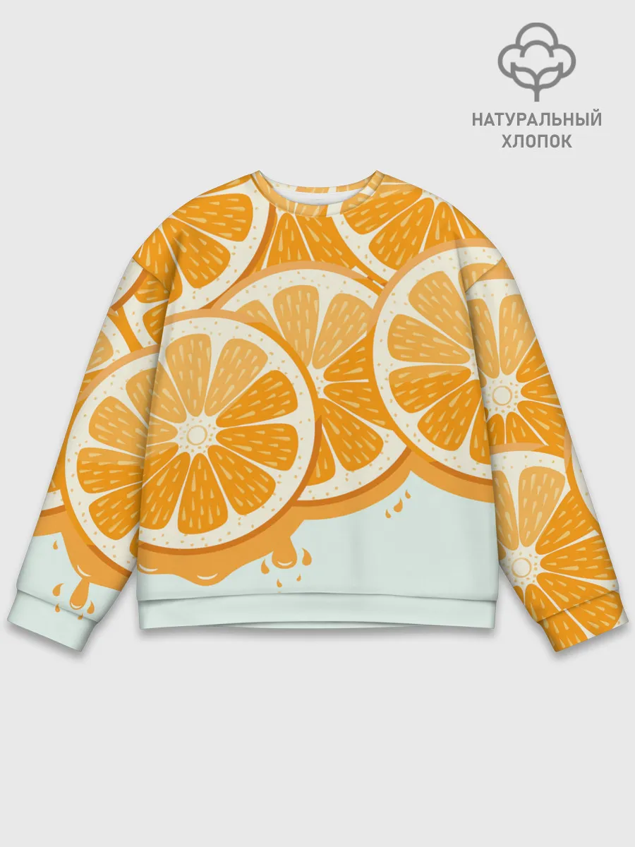 Мужской свитшот базовый / АПЕЛЬСИН | ORANGE