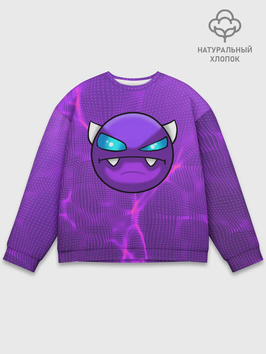 Мужской свитшот базовый / Geometry Dash | Геометри Даш