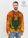 Мужской свитшот базовый / Японский дракон | Japanese Dragon