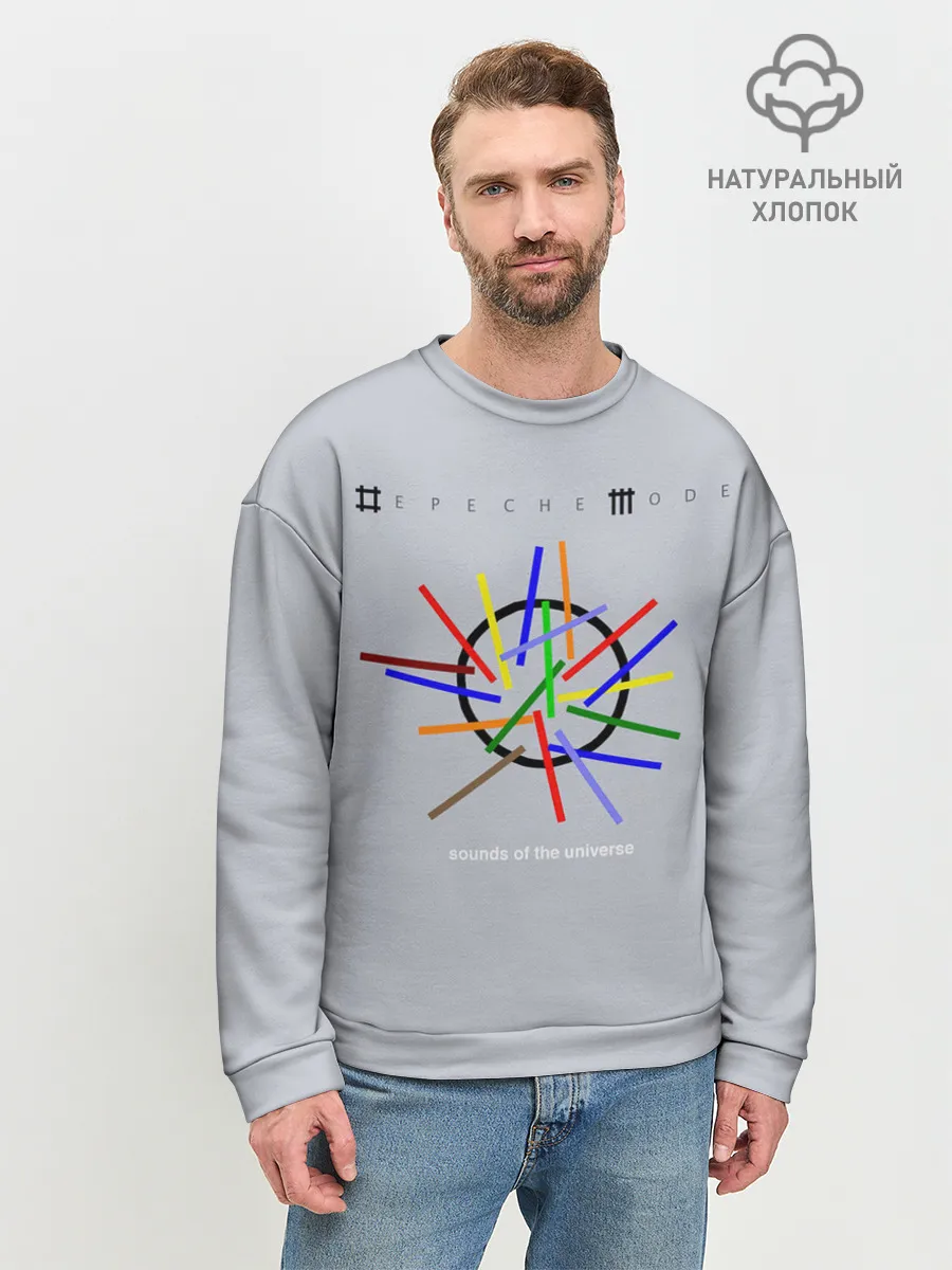 Мужской свитшот базовый / Sounds of the Universe - Depeche Mode