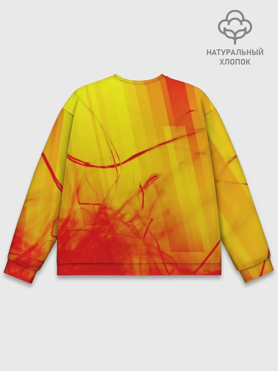 Мужской свитшот базовый / Geometry Dash | Red Demon