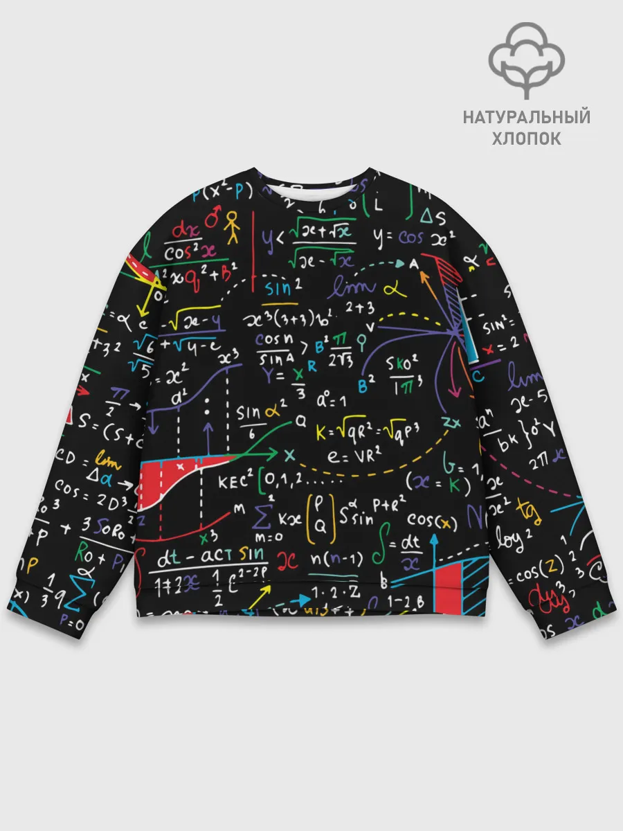 Мужской свитшот базовый / Математика | Функции