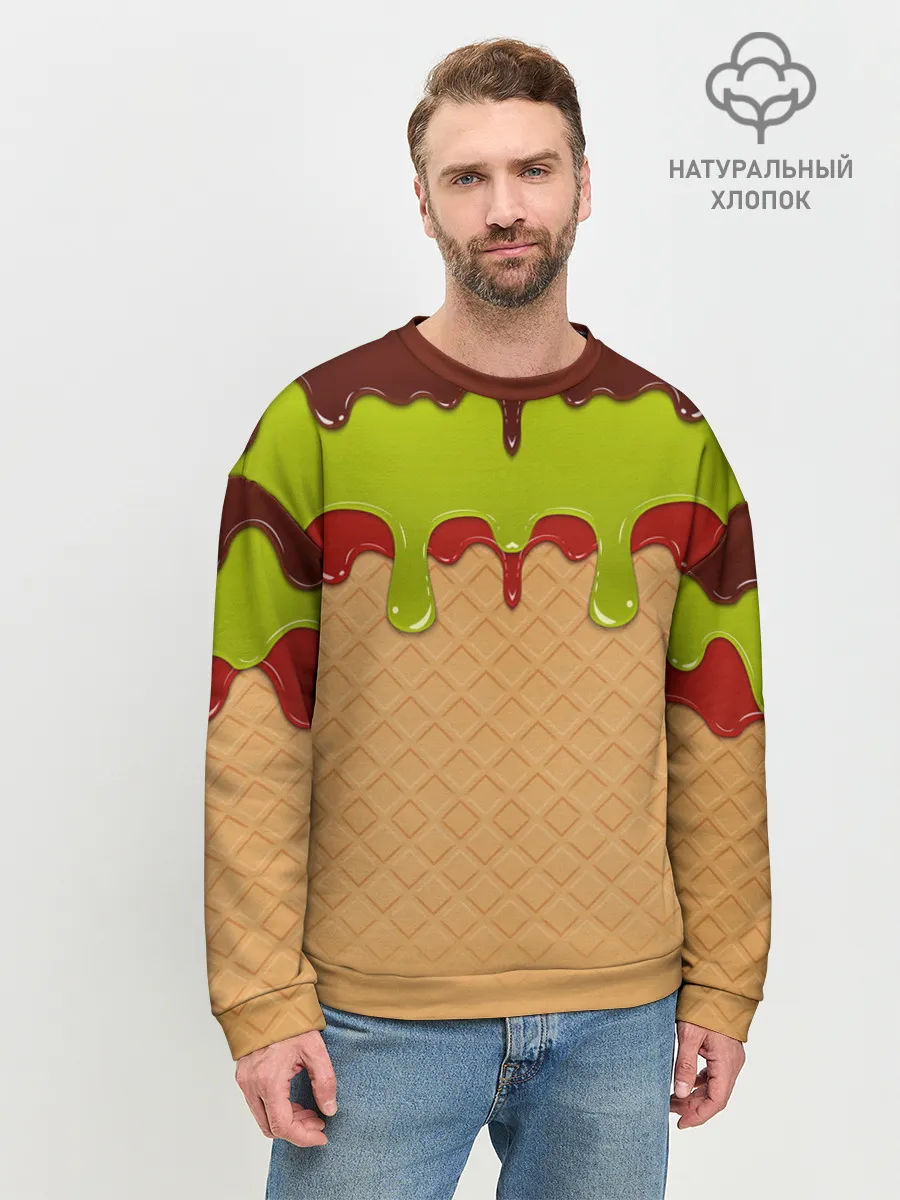 Мужской свитшот базовый / Мороженое | Ice Scream