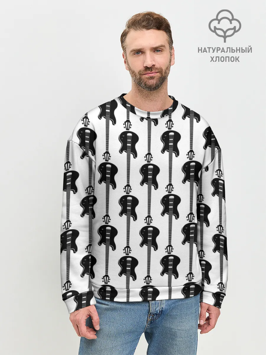 Мужской свитшот базовый / GUITAR ELECTRIC