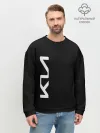 Мужской свитшот базовый / KIA CARBONE | КИА КАРБОН | LOGO