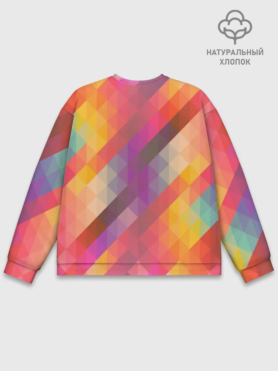 Мужской свитшот базовый / vivid gradient