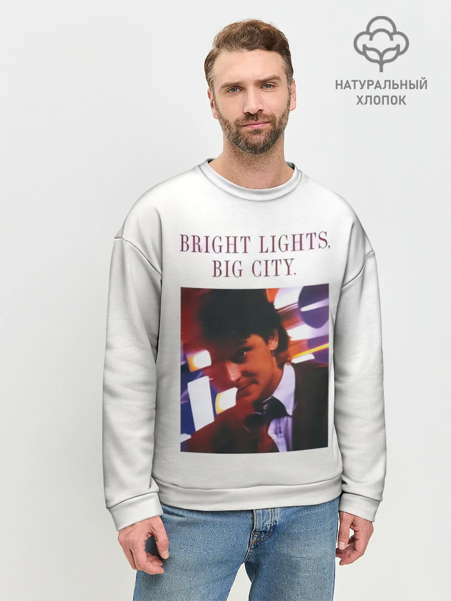 Мужской свитшот базовый / Bright Lights, Big City - Depeche Mode