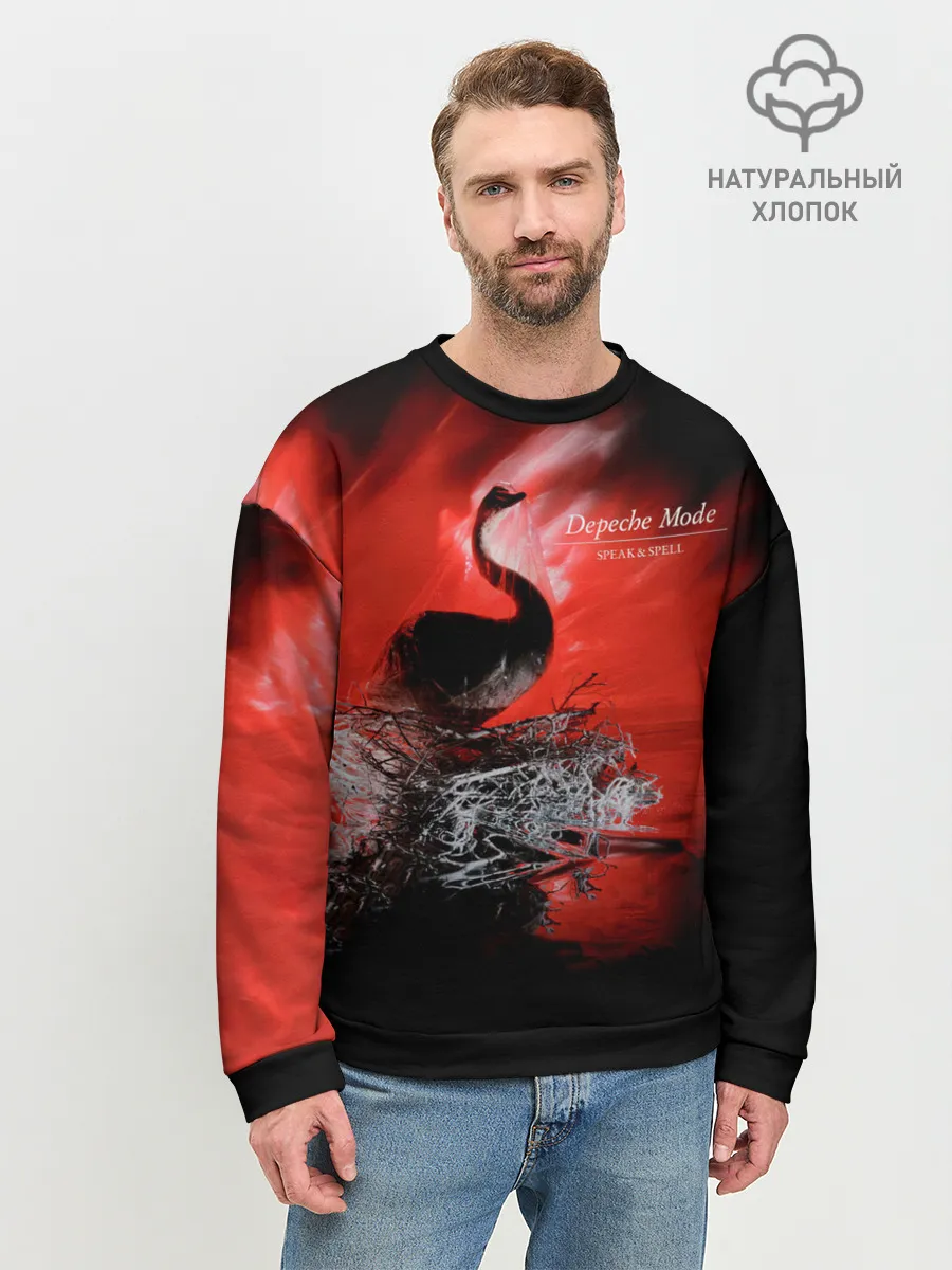 Мужской свитшот базовый / Speak & Spell - Depeche Mode