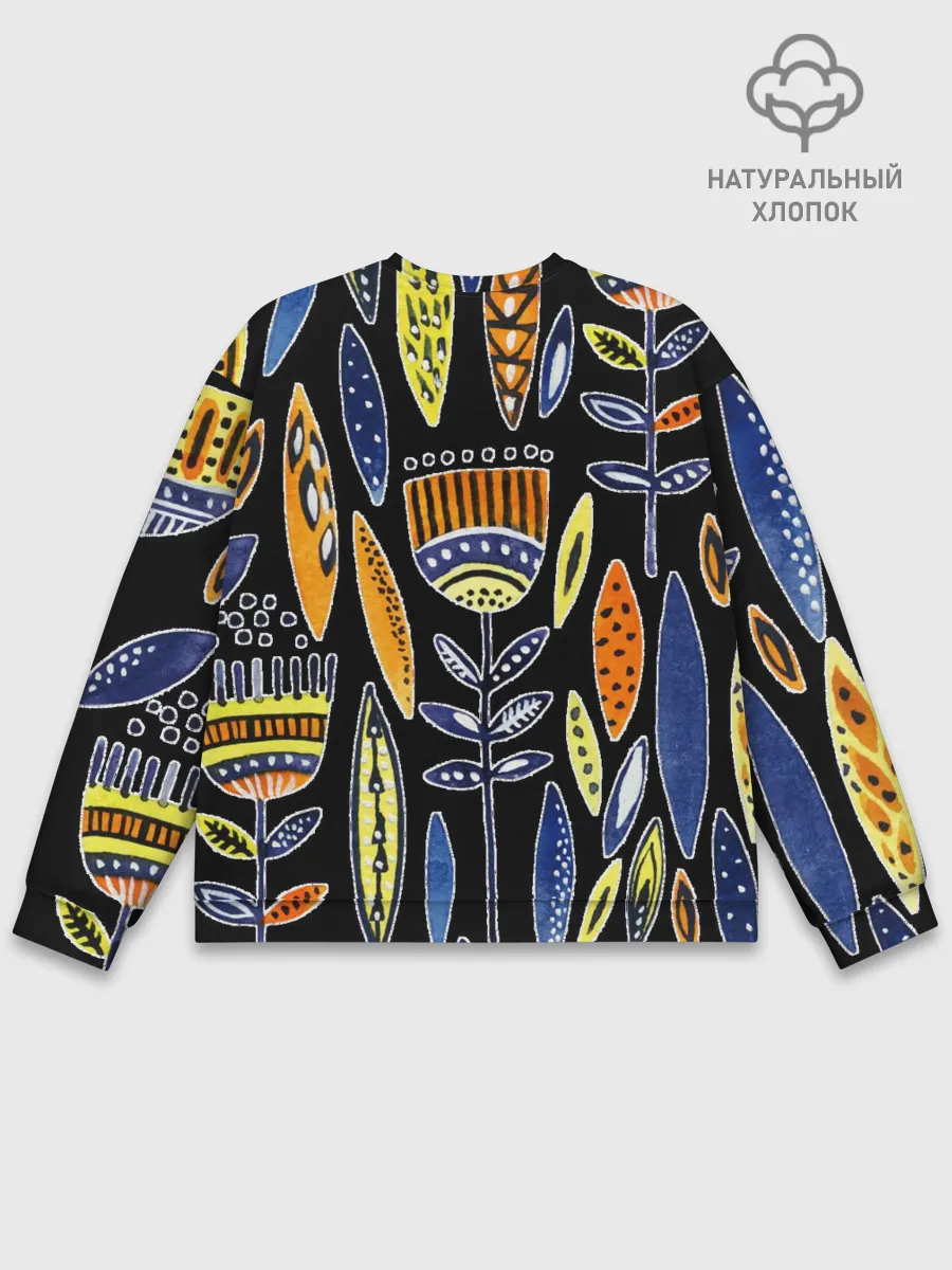 Мужской свитшот базовый / вечные цветы фараона