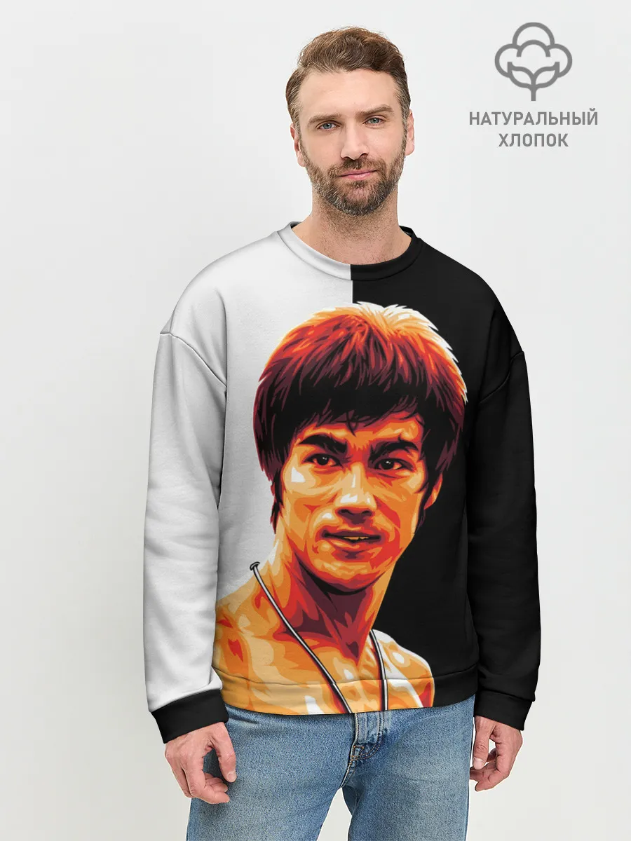 Мужской свитшот базовый / Bruce Jeet Kune Do