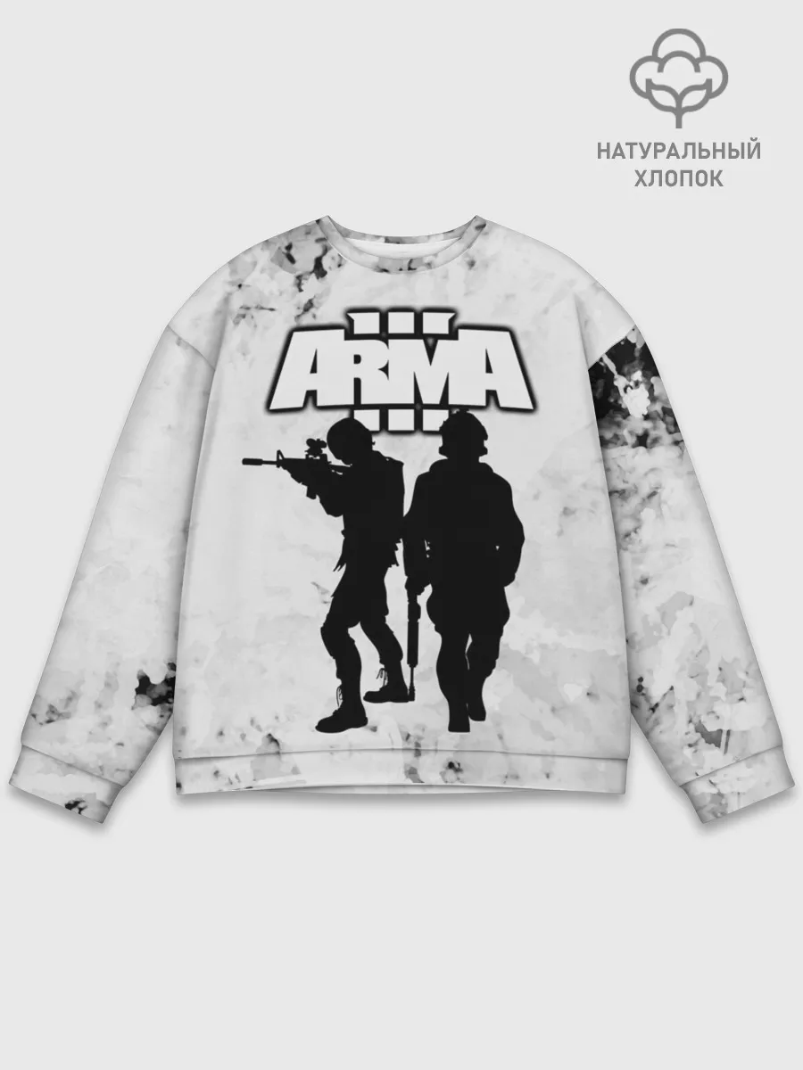 Мужской свитшот базовый / Arma / Арма,Tactical Simulator