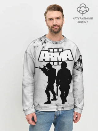 Мужской свитшот базовый / Arma / Арма,Tactical Simulator