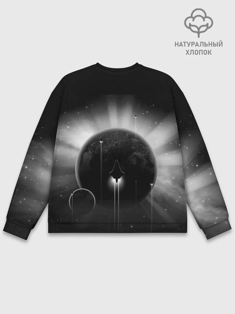 Мужской свитшот базовый / Space X