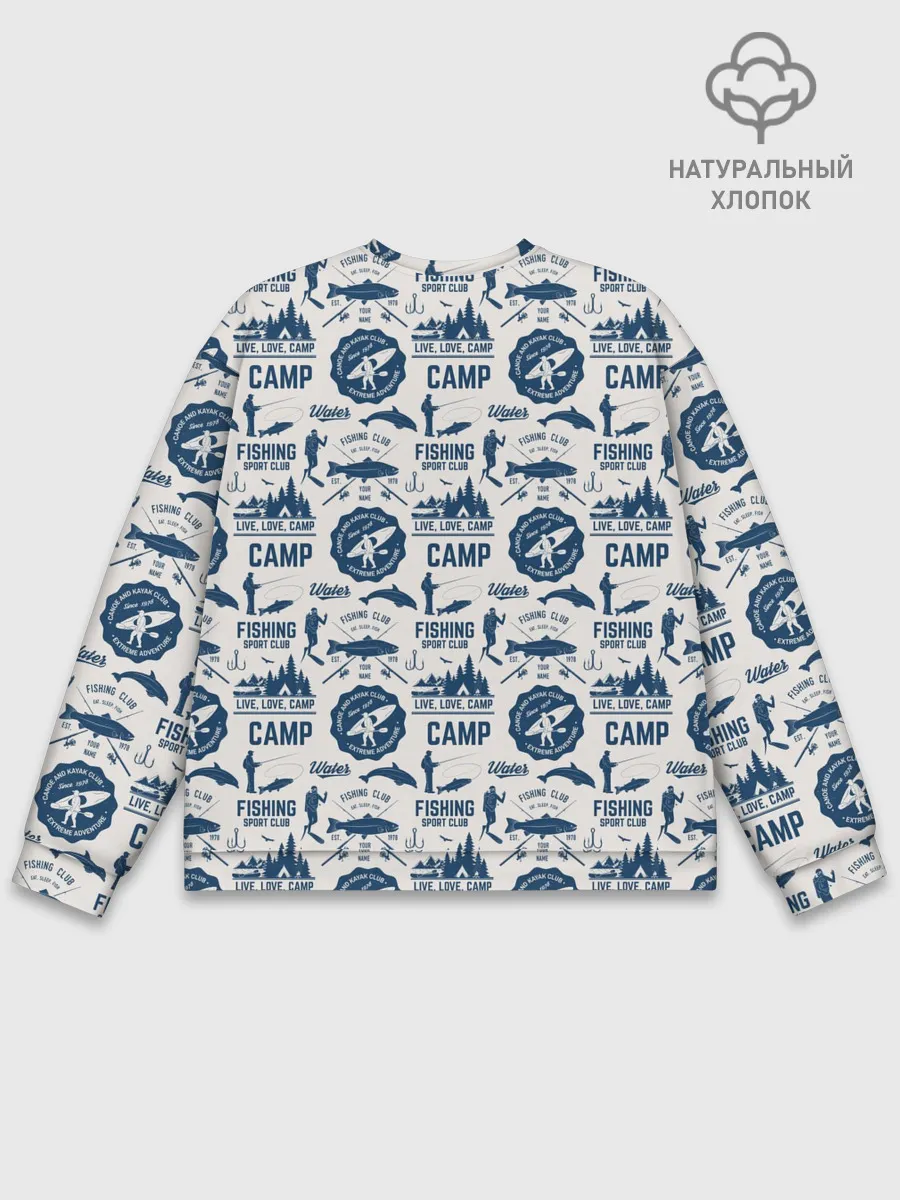 Мужской свитшот базовый / Fishing Club