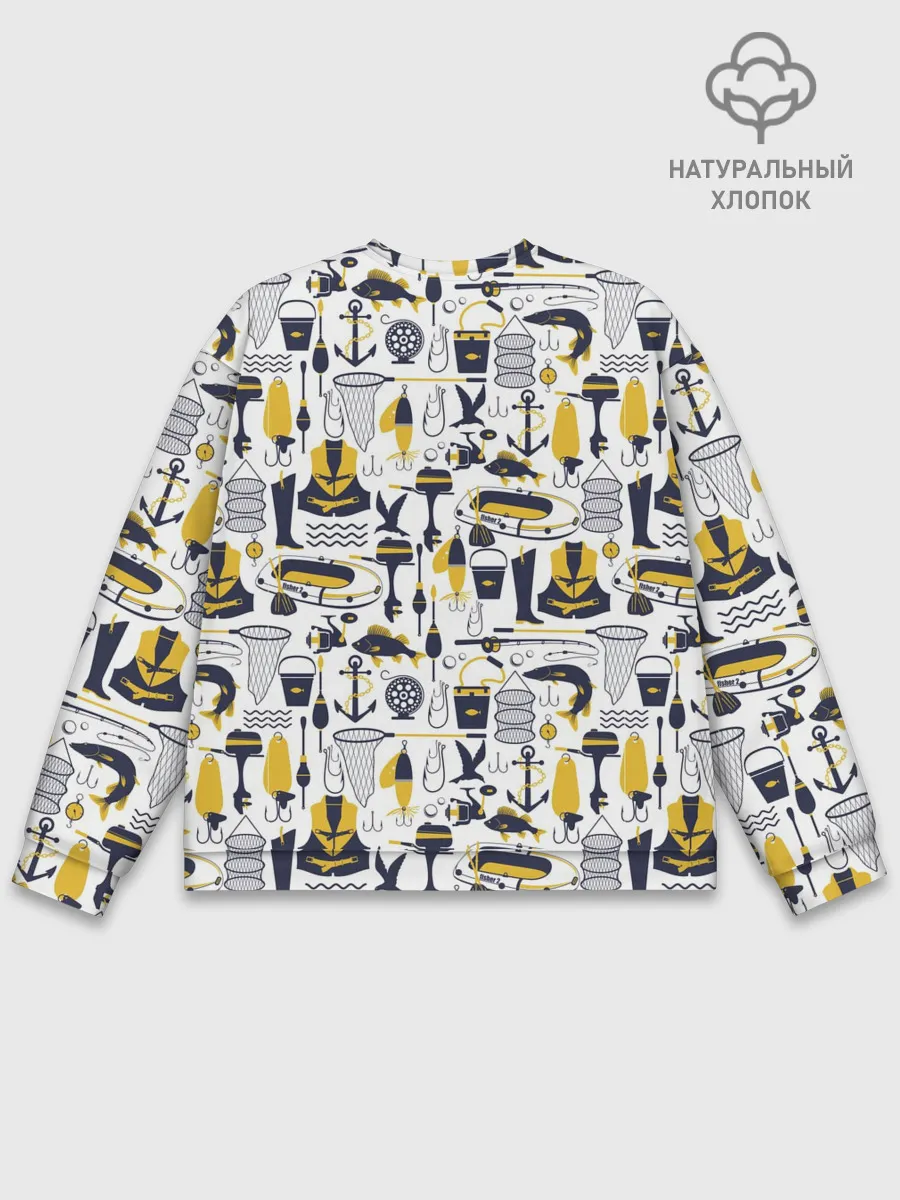 Мужской свитшот базовый / Рыбалка