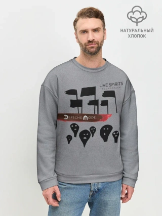 Мужской свитшот базовый / LiVE SPiRiTS SOUNDTRACK - Depeche Mode