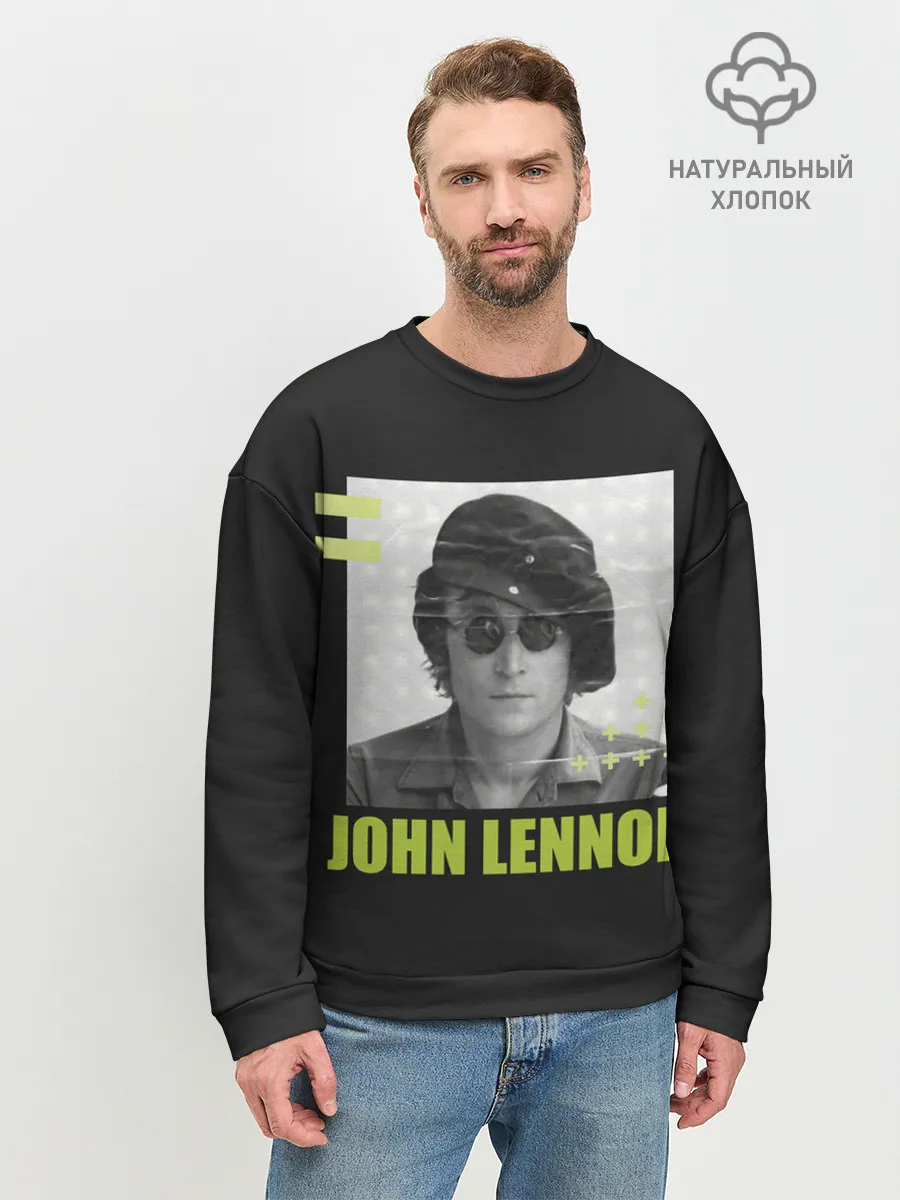 Мужской свитшот базовый / Стильный Ленон