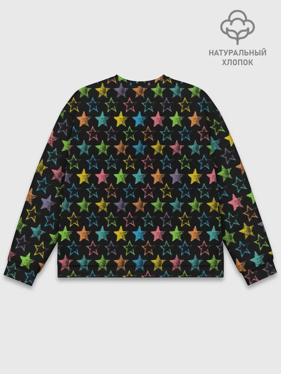 Мужской свитшот базовый / Парад звезд