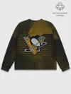 Мужской свитшот базовый / Pittsburgh Penguins на спине
