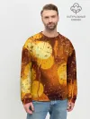 Мужской свитшот базовый / Дождик золотой