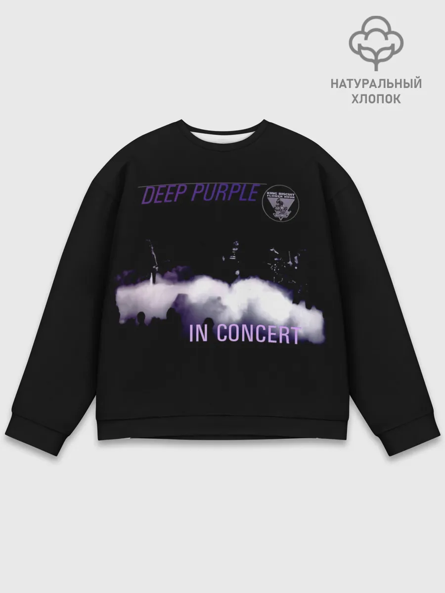 Мужской свитшот базовый / Live at Long Beach 1976 - Deep Purple
