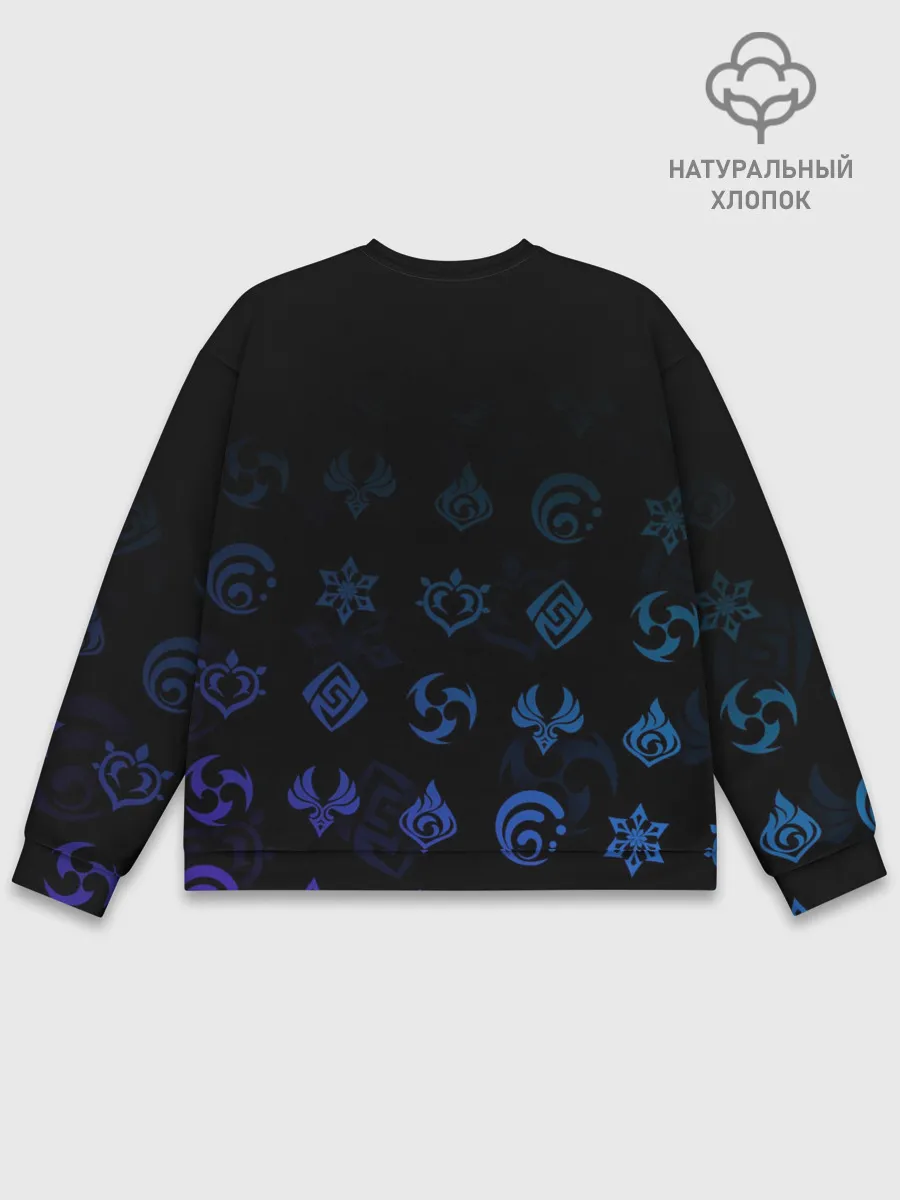 Мужской свитшот базовый / Барбара / Genshin Impact