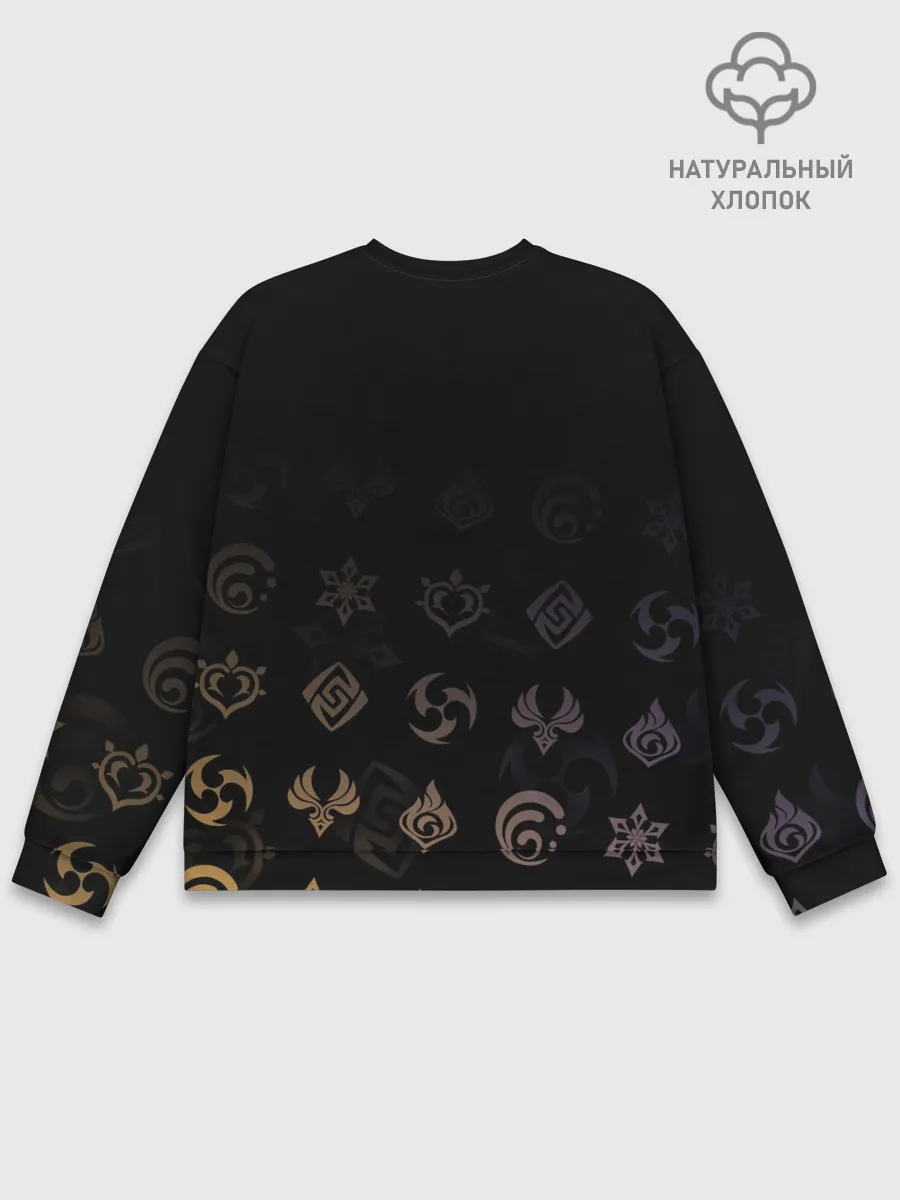 Мужской свитшот базовый / Беннет / Genshin Impact