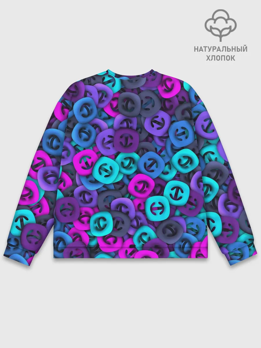 Мужской свитшот базовый / Неоновые снаперсы