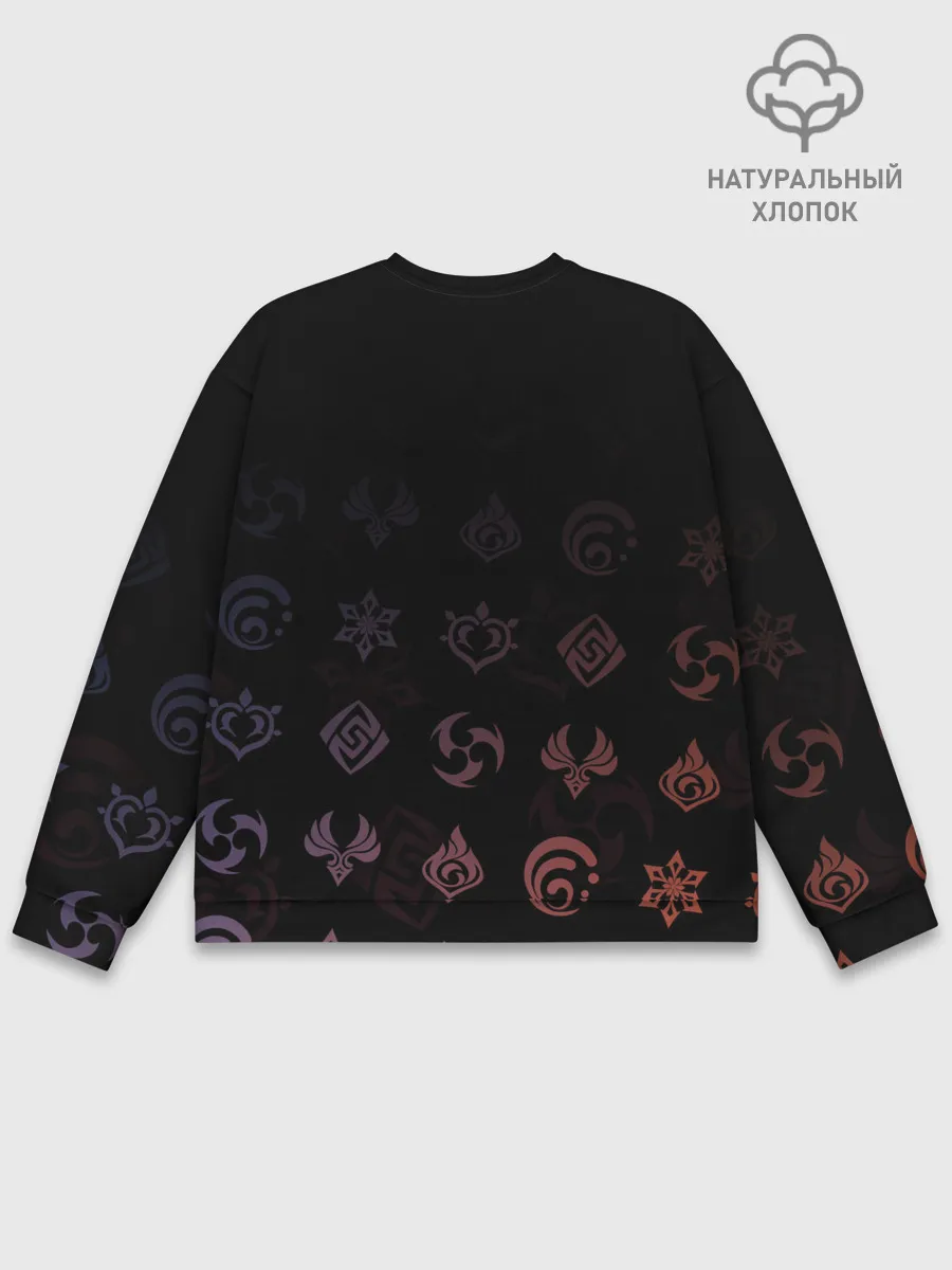 Мужской свитшот базовый / Сян Лин / Genshin Impact