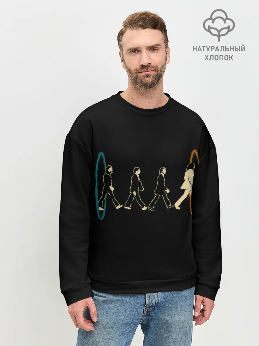Мужской свитшот базовый / Beatles and Portals