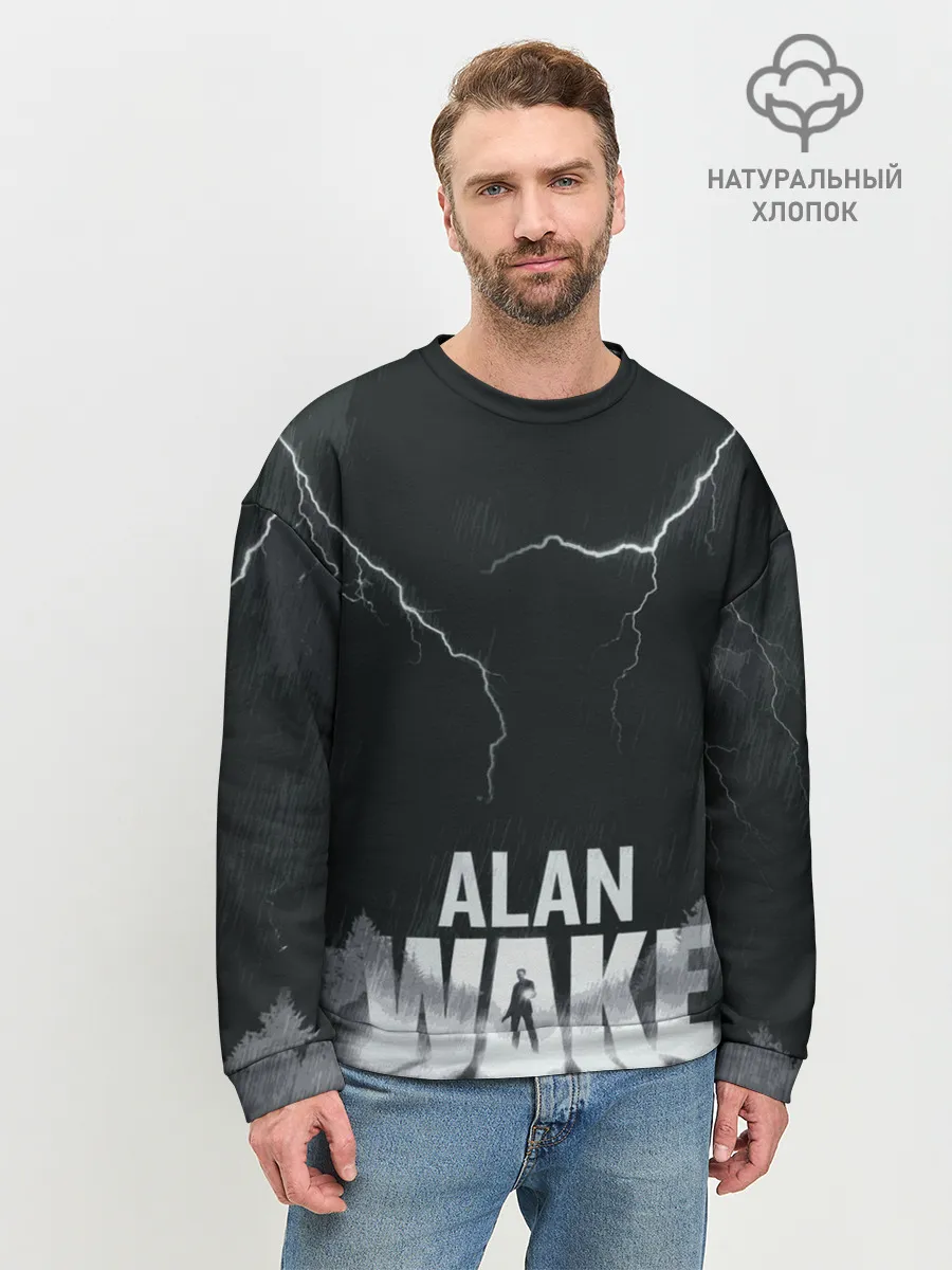 Мужской свитшот базовый / Alan Wake | Dark Place
