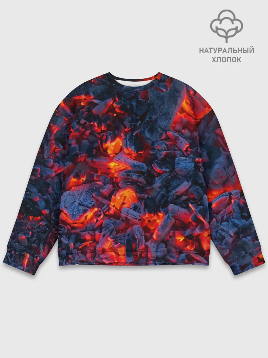 Мужской свитшот базовый / Магия углей