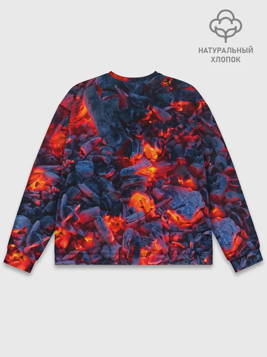 Мужской свитшот базовый / Магия углей