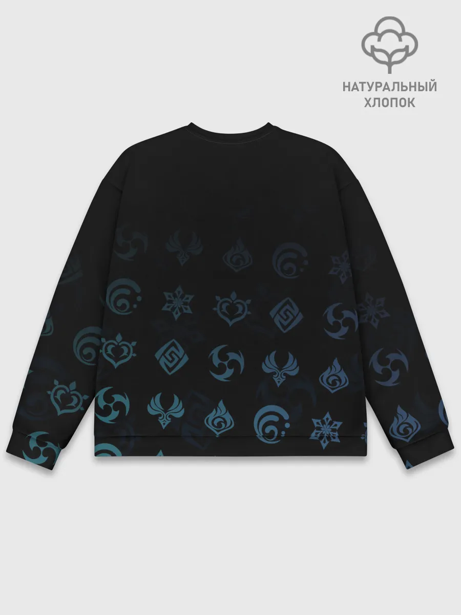 Мужской свитшот базовый / Кэйа / Genshin Impact