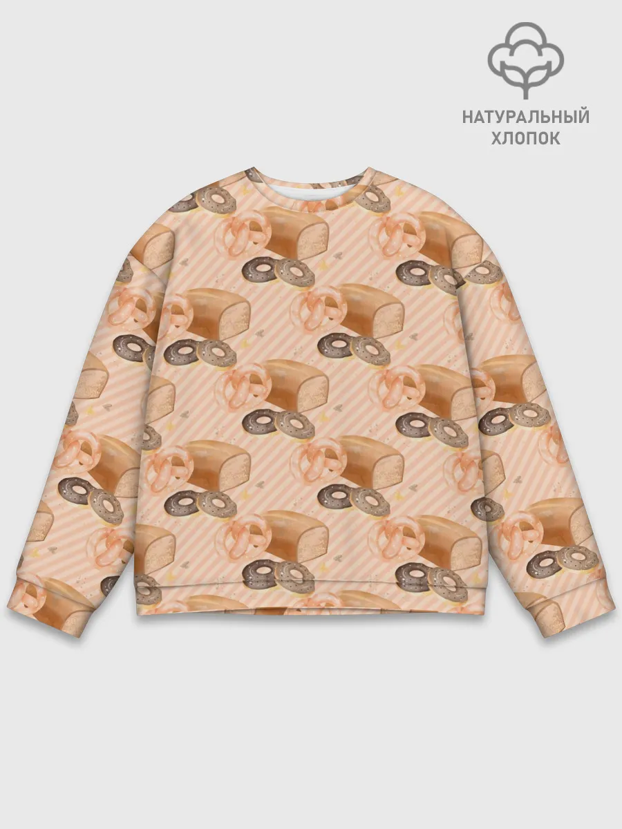 Мужской свитшот базовый / Хлебобулочные изделия