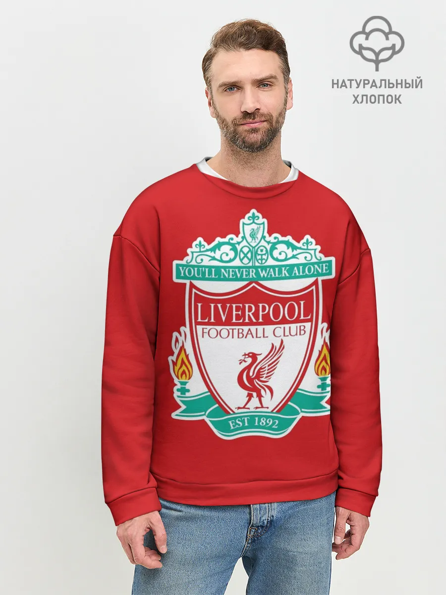 Мужской свитшот базовый / F.C. LIVERPOOL