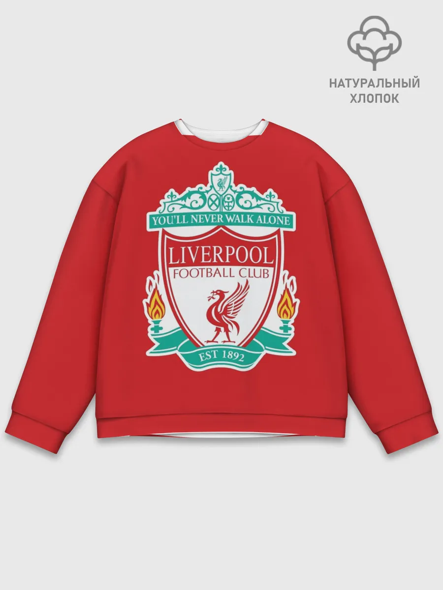 Мужской свитшот базовый / F.C. LIVERPOOL