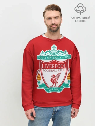 Мужской свитшот базовый / F.C. LIVERPOOL
