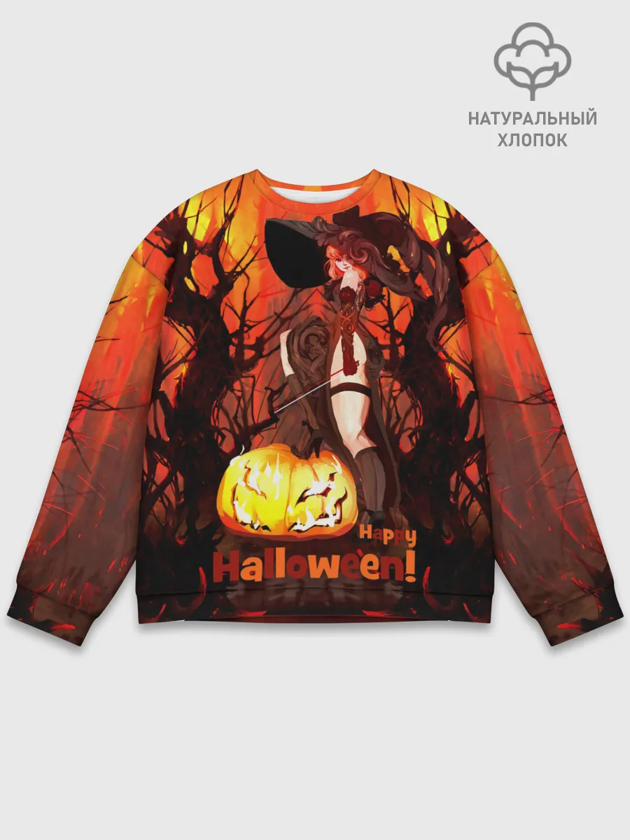 Мужской свитшот базовый / Колдунья со смычком