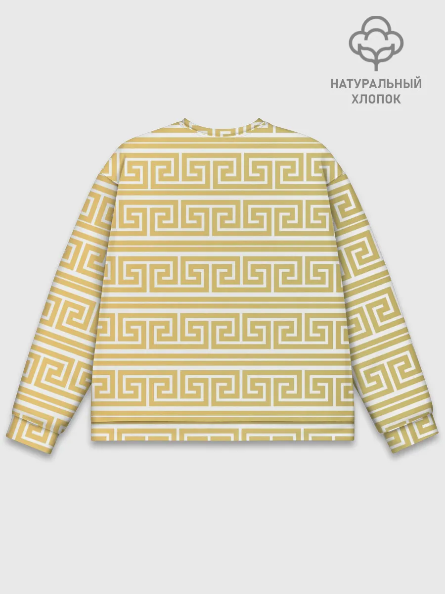 Мужской свитшот базовый / Орнамент древней Греции